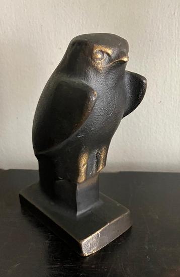 Art Deco bronzen Horus valk,gesigneerd Keuco beschikbaar voor biedingen