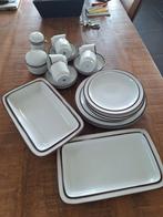 Servies Thomas wit donkerbruine rand, Huis en Inrichting, Keuken | Servies, Ophalen, Overige typen, Zo goed als nieuw, Overige stijlen