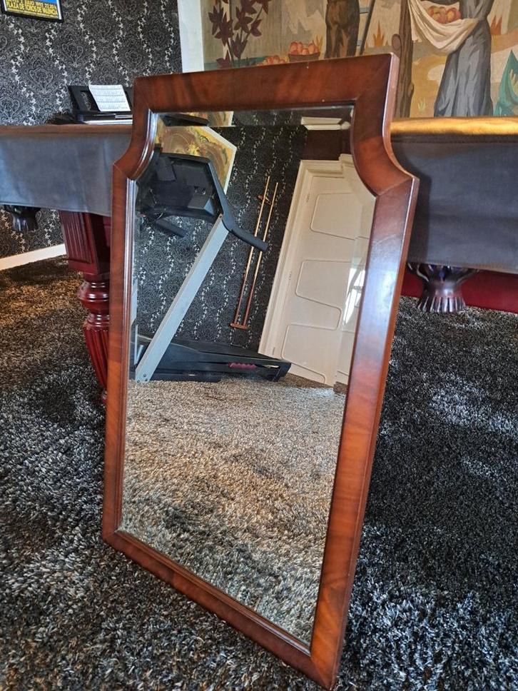 Antieke Heldense Spiegel - Engelse Stijl, Antiek en Kunst, Antiek | Spiegels, 50 tot 100 cm, Minder dan 100 cm, Overige vormen