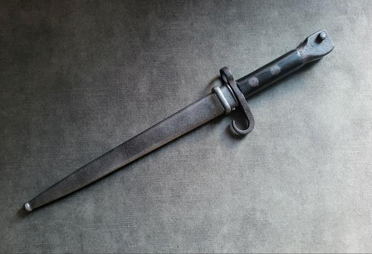 Repro schede voor KNIL bajonet, Verzamelen, Militaria | Tweede Wereldoorlog, Landmacht, Mes of Dolk, Nederland, Ophalen of Verzenden