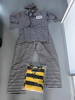 Boeven pak 7x (zwart-geel), Carnaval, Maat 46/48 (XL) of groter, Nieuw, Ophalen of Verzenden