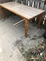 Houten eettafel, buitentafel, Ophalen of Verzenden, Vijf personen of meer, Rechthoekig, 50 tot 100 cm