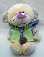 Pimboli teddybeertje met vestje, Ophalen of Verzenden, Gebruikt, Stoffen beer, Overige merken