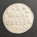 1712 Dubbele Wapenstuiver West-Friesland, Postzegels en Munten, Munten | Nederland, Vóór koninkrijk, Zilver, Losse munt, Overige waardes