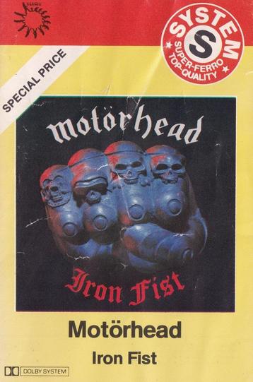 Cassettebandje Motörhead – Iron Fist beschikbaar voor biedingen