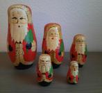 5 delige kerstman babuschka / matroesjka's, Ophalen of Verzenden, Gebruikt
