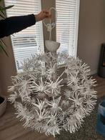 Ikea lamp, wit papieren bloemen., Ophalen, Zo goed als nieuw
