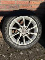 Audi Velgen met Michelin Alpin Winterbanden 205/55 R16, Auto-onderdelen, Banden en Velgen, Ophalen, Gebruikt, 16 inch, Banden en Velgen