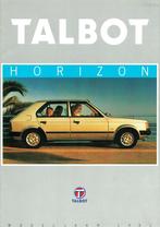 Folder Talbot Horizon (1981), Verzenden, Gelezen, Overige merken