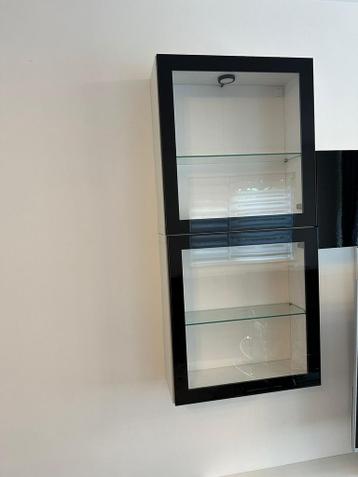 IKEA Besta Brust TV-meubel in zwart-wit hoogglans. - afbeelding 2
