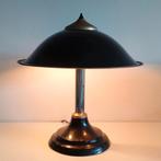 Vintage tafellamp bureaulamp lamp zwart Bauhaus stijl, Ophalen of Verzenden