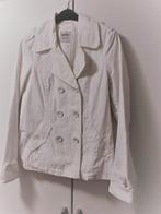 Leuke trenchcoat kort Merk Esprit, Wit, Ophalen of Verzenden, Zo goed als nieuw, Maat 36 (S)
