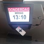 Digitale Kalenderklok dementie met AB, Ophalen of Verzenden, Zo goed als nieuw