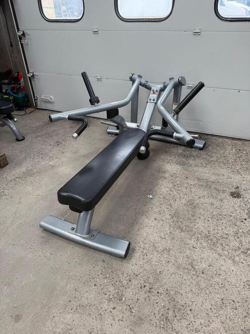 Matrix chestpress/ chest machine/ plate loaded/ grey, Sport en Fitness, Fitnessmaterialen, Gebruikt, Overige typen, Ophalen