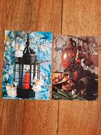 Twee bovenplaatjes voor een Droste bonbondoos., Ophalen of Verzenden, Zo goed als nieuw, Overige, Droste