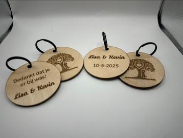 Diverse gepersonaliseerde trouw cadeau’s of bedankjes! beschikbaar voor biedingen
