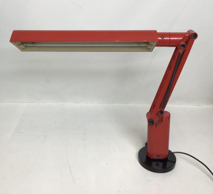 Vintage nette bureaulamp van Fagerhult - Lucifer - Zweden., Huis en Inrichting, Lampen | Tafellampen, Zo goed als nieuw, Minder dan 50 cm