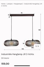 Industriele hanglamp jill, Ophalen of Verzenden, Zo goed als nieuw, Minder dan 50 cm