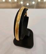14 karaats gouden slavenarmband / bangle bewerkt geelgoud, Ophalen of Verzenden, Zo goed als nieuw, Goud, Goud