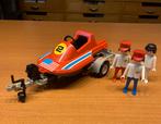 Vintage playmobil taxaco boot op trailer, Ophalen of Verzenden, Gebruikt, Los playmobil