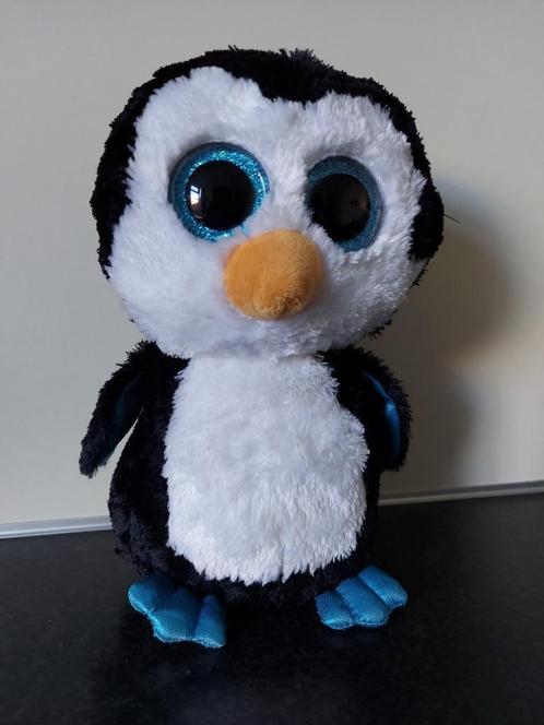 TY Beanie Boo Knuffel Waddles +/- 27 cm, Kinderen en Baby's, Speelgoed | Knuffels en Pluche, Zo goed als nieuw, Overige typen