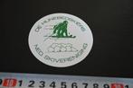 sticker De Hunebedskiërs Nederlandse Skivereniging, Ophalen, Zo goed als nieuw