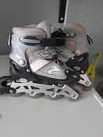 Skeelers 30-34 met bescherming roze, Verstelbaar, Kinderen, Zo goed als nieuw, Inline skates 4 wielen