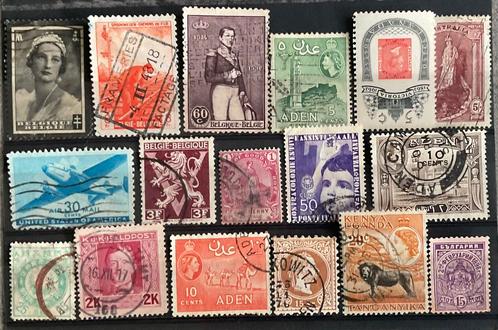 Opruimkavel 563 oude wereld meuk zie foto €1,25, Postzegels en Munten, Postzegels | Volle albums en Verzamelingen, Buitenland