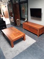 kersenhouten salontafel en tv meubel, Minder dan 50 cm, 150 tot 200 cm, Modern, Kersenhout
