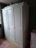 Mooie witte kledingkast met 3 deuren., Huis en Inrichting, Kasten | Kledingkasten, Ophalen, Gebruikt, 100 tot 150 cm, 200 cm of meer