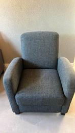 Fauteuil donkergrijs, Huis en Inrichting, Fauteuils, Ophalen, Zo goed als nieuw, 75 tot 100 cm, 50 tot 75 cm