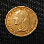 1897 10 Gulden - Koningin Wilhelmina Doublé gouden tientje, Verzenden, Goud, Koningin Wilhelmina, Losse munt