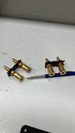 wbt 0763 speaker terminals ,24 karaat goud,, Audio, Tv en Foto, Ophalen of Verzenden, Gebruikt, Minder dan 2 meter, Luidsprekerkabel