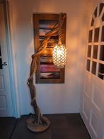 Landelijke vloerlamp van drijfhout, Huis en Inrichting, Lampen | Vloerlampen, Ophalen, Nieuw, 150 tot 200 cm, Stoer sober robuust landelijk drijfhout Oostenrijk