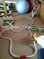 treinbaan, Kinderen en Baby's, Speelgoed | Houten speelgoed, Ophalen, Gebruikt, Overige typen