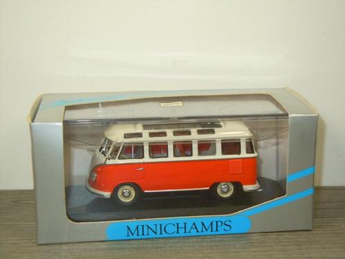 VW Volkswagen Bus Samba T1 - Minichamps 1:43, Hobby en Vrije tijd, Modelauto's | 1:43, Zo goed als nieuw, Auto, MiniChamps, Verzenden