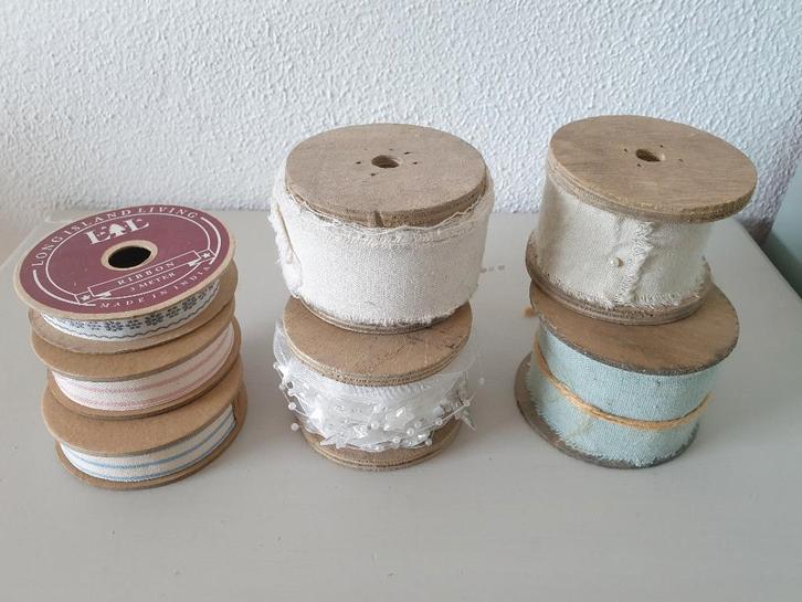 Mooi lint en band, Hobby en Vrije tijd, Naaien en Fournituren, Zo goed als nieuw, Lint, Band of Elastiek, Ophalen of Verzenden