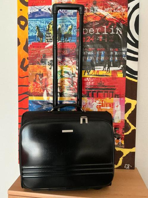 Business trolley / laptoptas met uitschuifbare handgreep, Computers en Software, Laptoptassen, Zo goed als nieuw, Trolleytas, 17 inch of meer