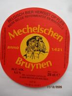 bieretiket Belgie 21-12 (19S) het anker, Ophalen of Verzenden, Nieuw, Overige typen, Overige merken