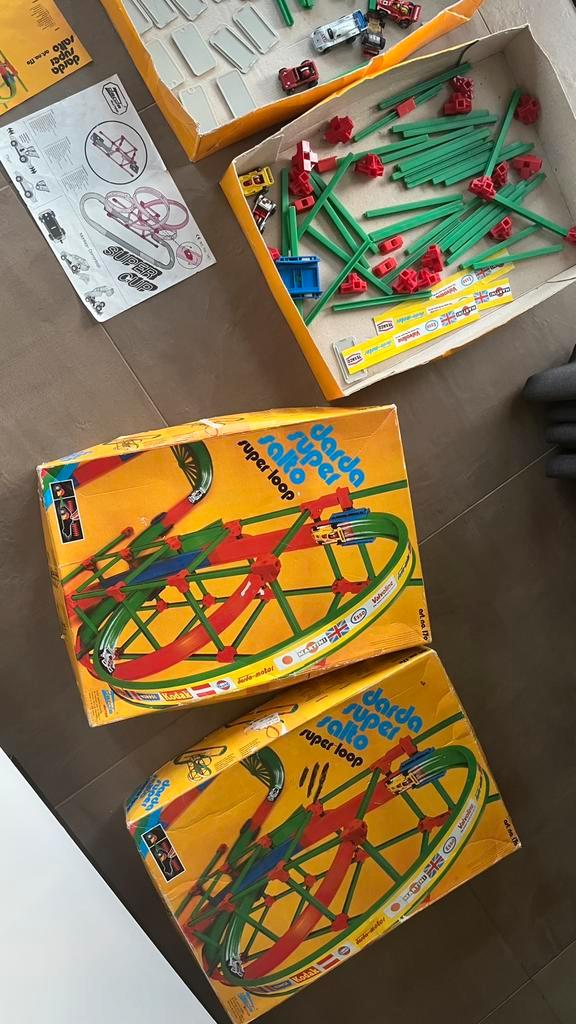 Darda super salto vintage racebaan twee maal, Kinderen en Baby's, Speelgoed | Racebanen, Gebruikt, Elektrisch, Overige merken