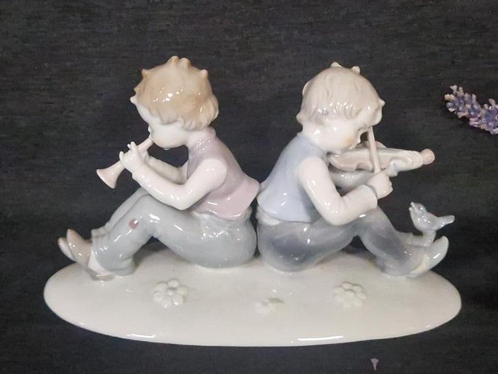 Beeldje Metzler & Ortloff Muzikantjes, Verzamelen, Beelden en Beeldjes, Nieuw, Mens, Verzenden