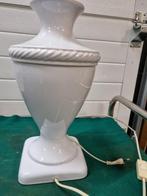tafellamp wit zonder kap aardewerk, Huis en Inrichting, Lampen | Tafellampen, Ophalen of Verzenden, 'T Olde Gre-j, Info@toldegrej.nl