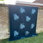 Leidse deken woondeken plaid acryl dralon blauw 2-persoons, Huis en Inrichting, Woonaccessoires | Plaids en Woondekens, Ophalen