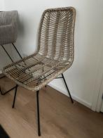 Bamboe stoel, Ophalen, Gebruikt, Zwart, Riet of Rotan