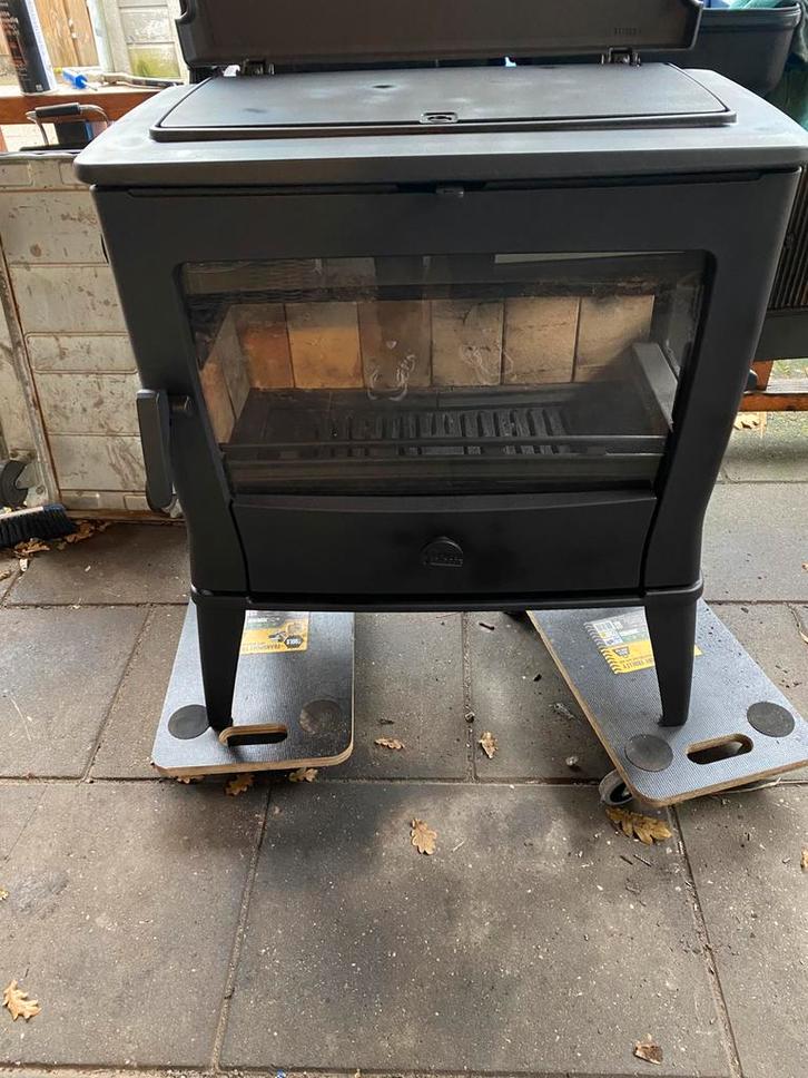 Selecta 55m maxim houtkachel, Huis en Inrichting, Kachels, Zo goed als nieuw, Houtkachel, Hout, Ophalen