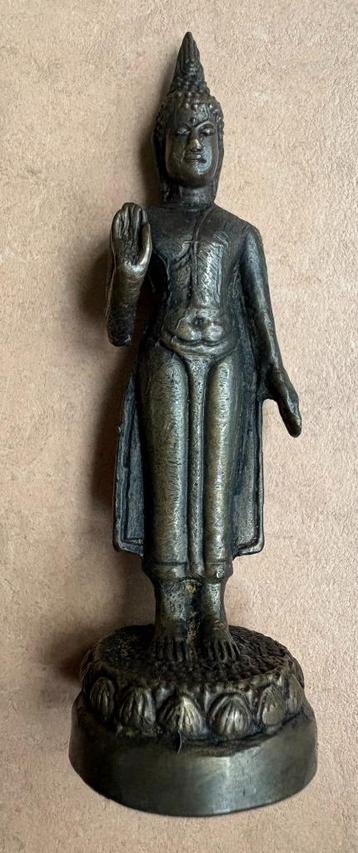 Fraai bronzen Boeddhabeeldje, 10 cm beschikbaar voor biedingen