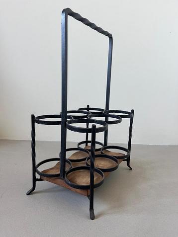 Metalen Wijnrek voor 6 Flessen beschikbaar voor biedingen