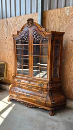 Grote Anntieke Hollandse vitrine kast, Ophalen