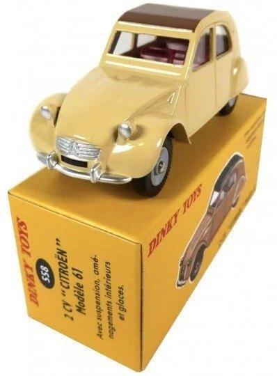 Citroen 2CV 1961, Hobby en Vrije tijd, Modelauto's | 1:43, Nieuw, Auto, Dinky Toys, Ophalen of Verzenden