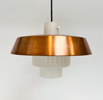 Mid Century koperen designlamp, 1960's beschikbaar voor biedingen